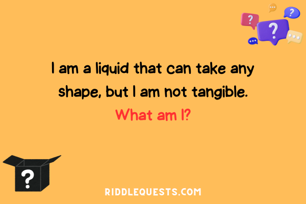 Twisted Riddles about Water with Answers