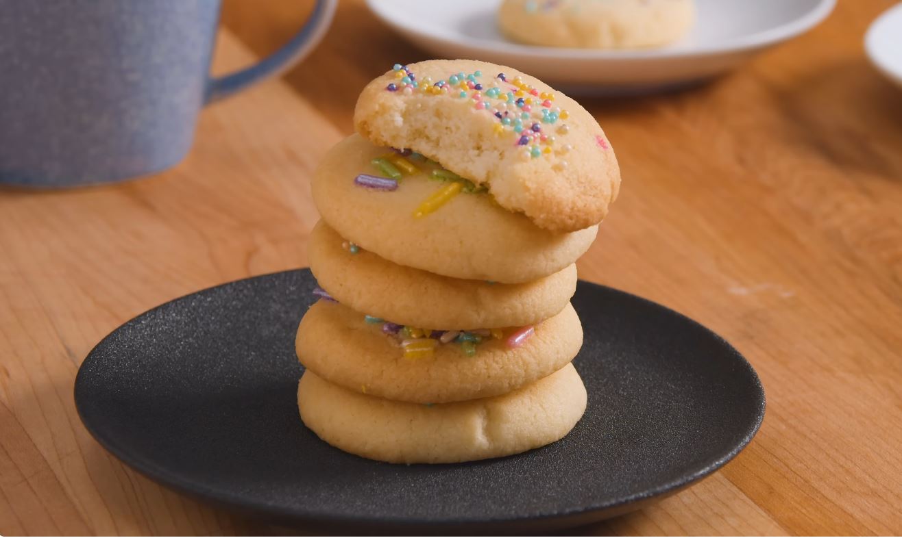 Easy 3 Ingredient Cookies Recipe – Sugar Cookies With Just 3 Ingredients