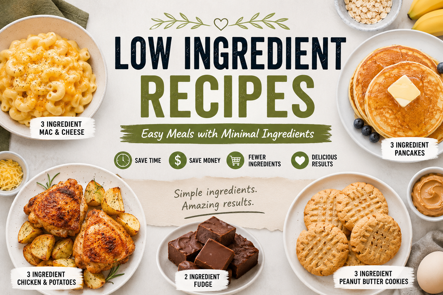 Low Ingredient Recipes: Easy Meals with Minimal Ingredients