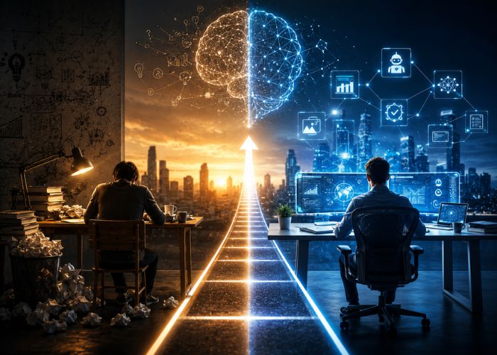 لماذا لن يأخذ الذكاء الاصطناعي وظيفتك… لكن شخص يستخدمه قد يفعل؟